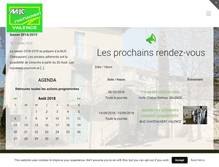 Tablet Screenshot of mjc-chateauvert.fr